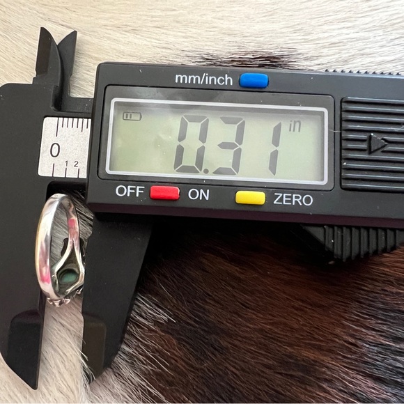 ❤️ Sonoran Gold Turquoise 6.5 Size Ring 925 Southwestern Navajo Style 2 Gm - Picture 13 of 14